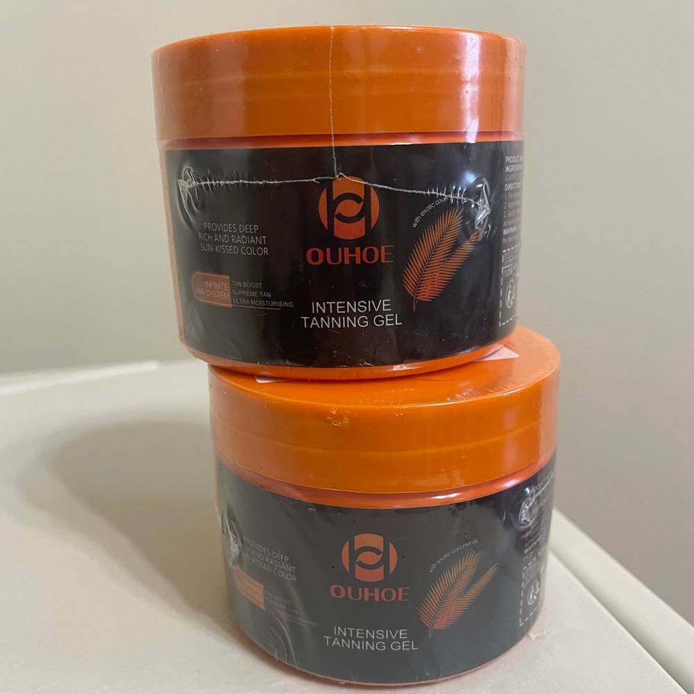 OUHOE Intensive Tanning Gel set of 2 5oz each